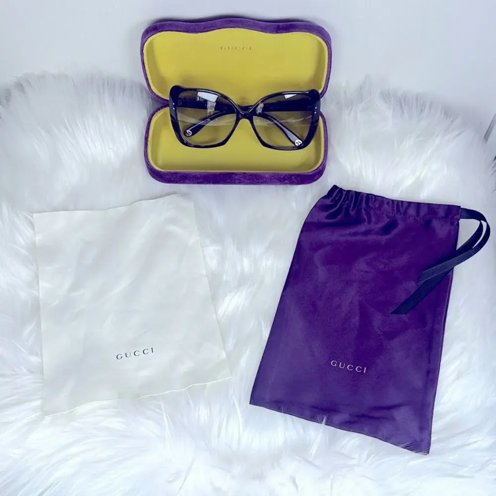 NWT! Gucci 62mm Oversized Sunglasses